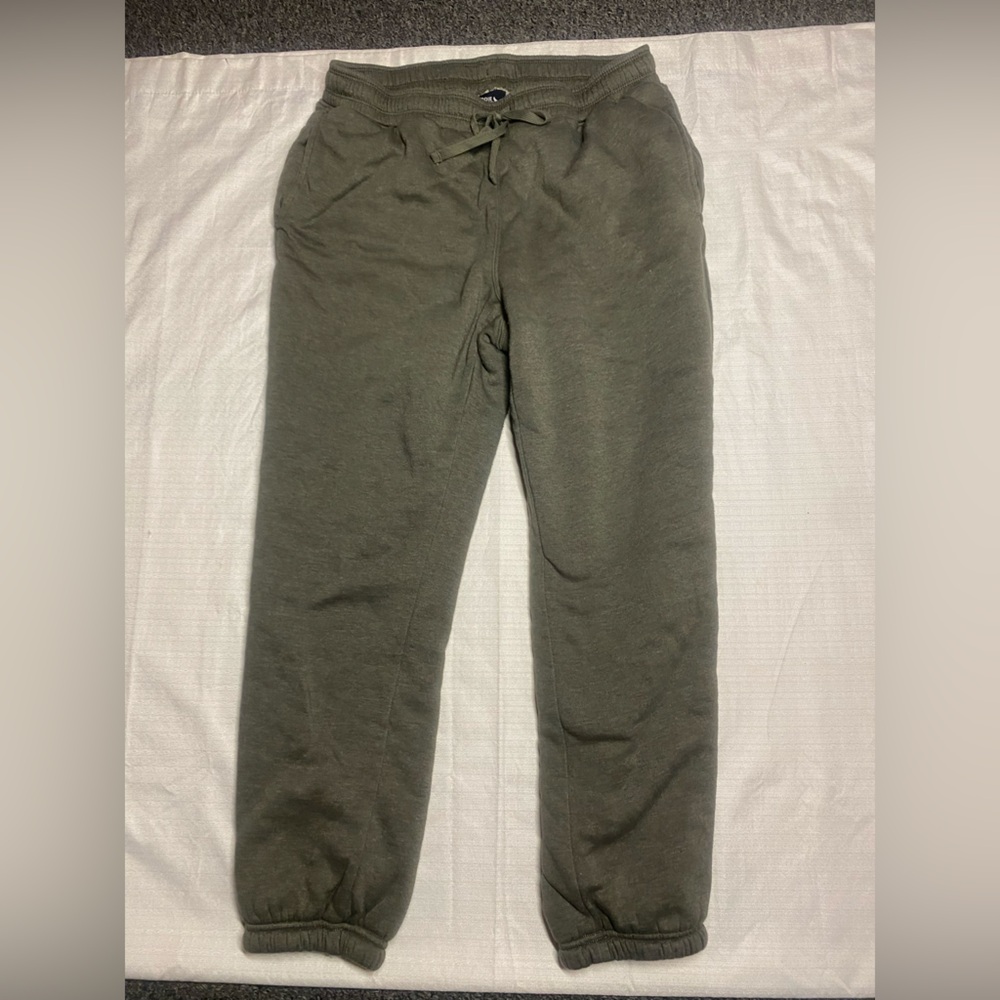 Eddie Bauer Olive Green Joggers Men’s Athletic Sweatpants Size Medium